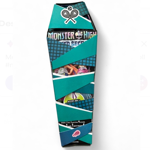 Monster High Ghoulia Yelps G3 Buried Secrets Courtside Fang-Out - Picture 4 of 6